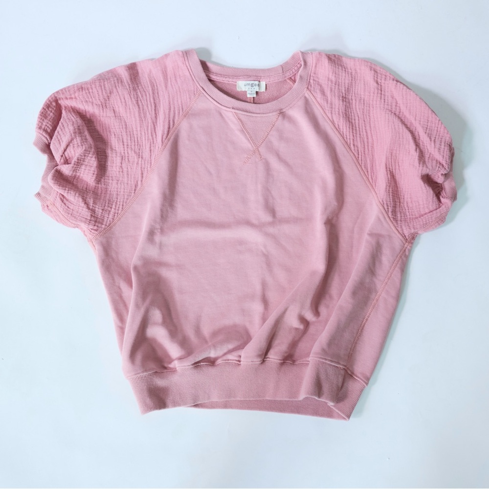 Umgee Pink Short Sleeve Women's Top